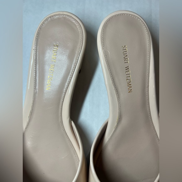 Stuart Weitzman Rosebud Patent Leather Sandals Womens 7.5. - Picture 7 of 7